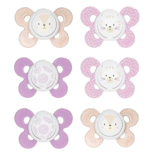 Chicco Physio Comfort Silicone Pacifier for Girls 6-16M