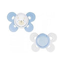 Chicco PhysioForma Comfort Pacifier Blue/White 2-6M X2
