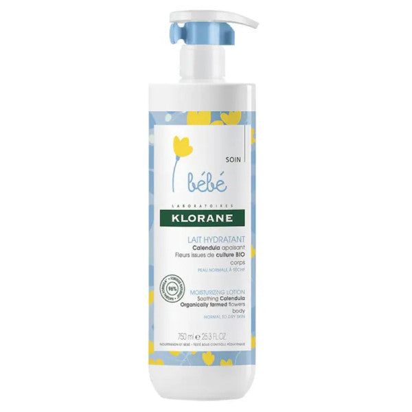 Klorane Baby Moisturizing Milk with Calendula 750ml