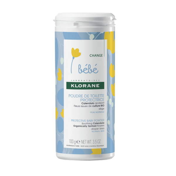 Klorane Baby Protective Talcum Powder with Calendula 100g