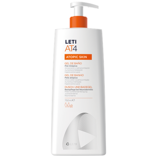 LetiAT4 Atopic Skin Bath Gel 750ml