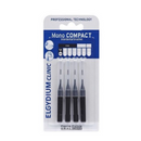 Elgydium Mono Compact Brushes Black x4