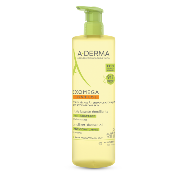 A-Derma Exomega Control Anti-Itching Emollient Cleansing Oil 750ml