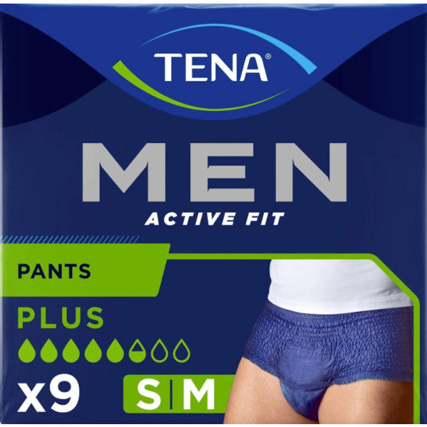 Tena Men Active Fit Plus Briefs M X9