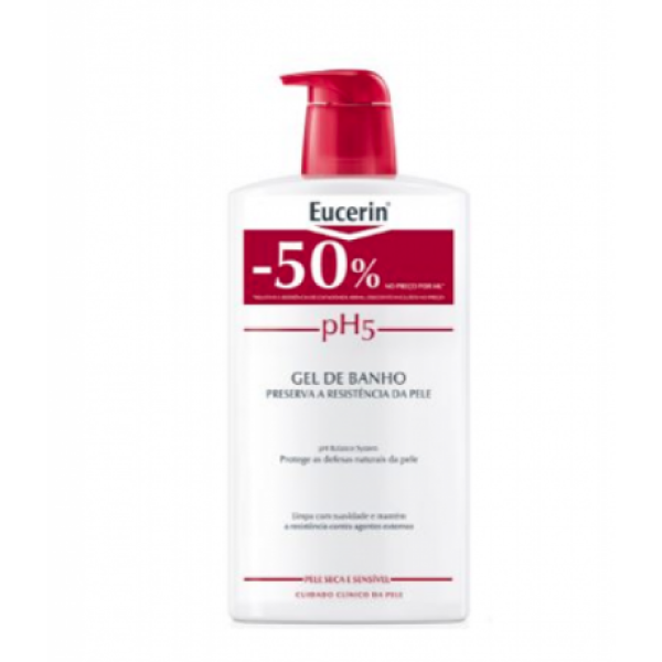 Eucerin Sensitive Skin pH5 Washing Gel with 50% Discount 1L