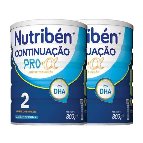Nutribén Continuation ProAlfa Transition Milk 800G x2 + Discount -50% 2nd Package
