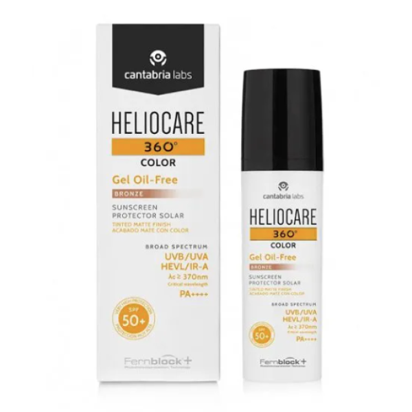 Heliocare 360 Gel Oil Free Bronze Tone SPF 50+ 50ml