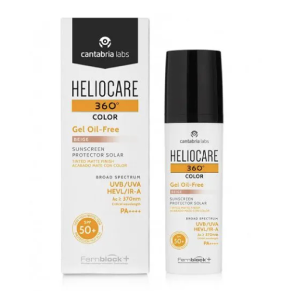 Heliocare 360º Gel Oil Free SPF 50+ Beige 50ml