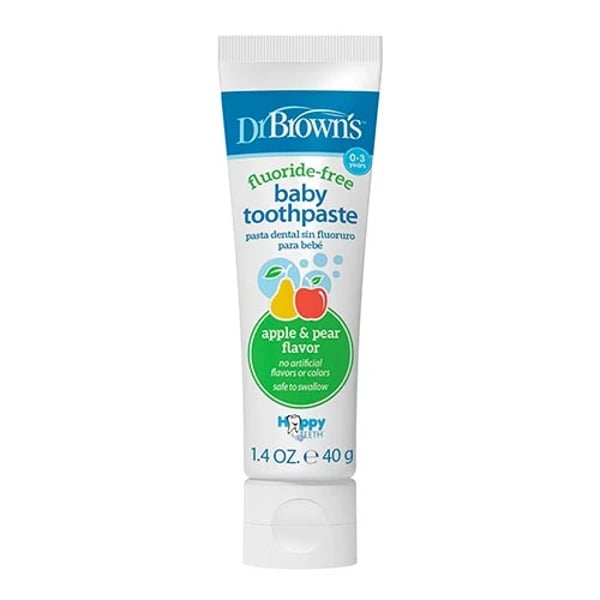 Dr. Browns Natural Pear-Apple Toothpaste 0-3 Years
