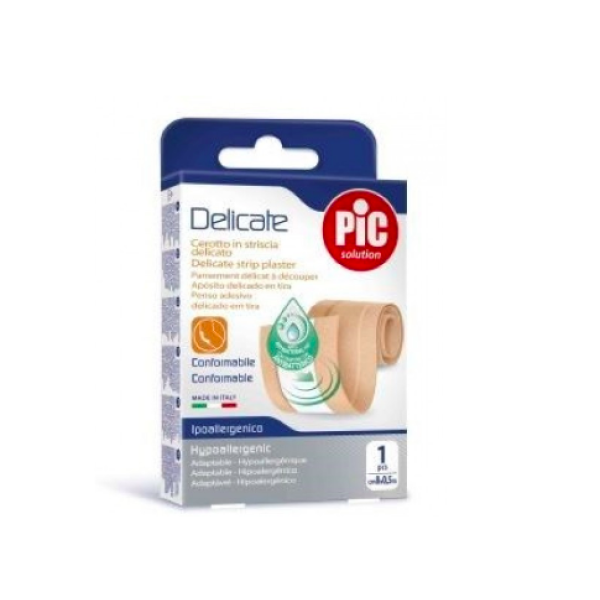 Pic Solution Ultra Delicate Beige Strip with Antibacterial 8cm x 0.5cm