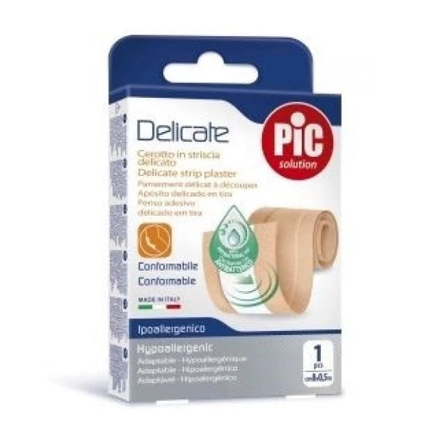 Pic Solution Ultra Delicate Beige Strip with Antibacterial 8cm x 0.5cm