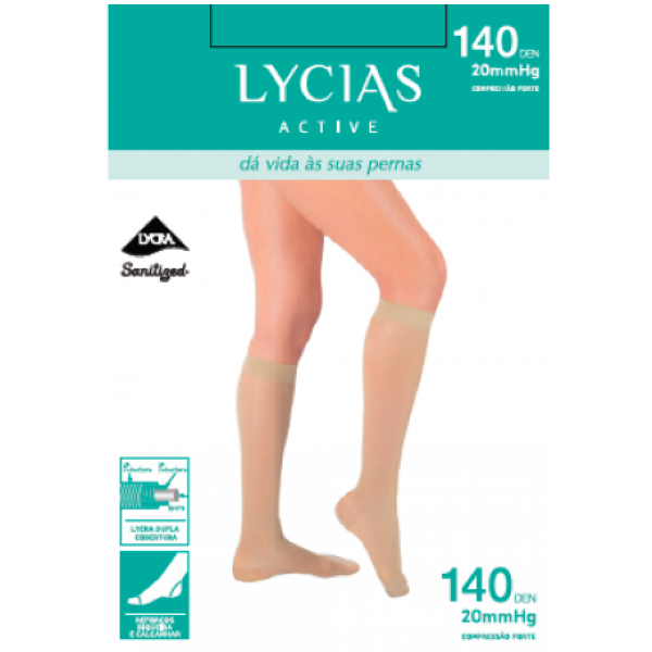 Lycias Active Socks 140Den Nude T2