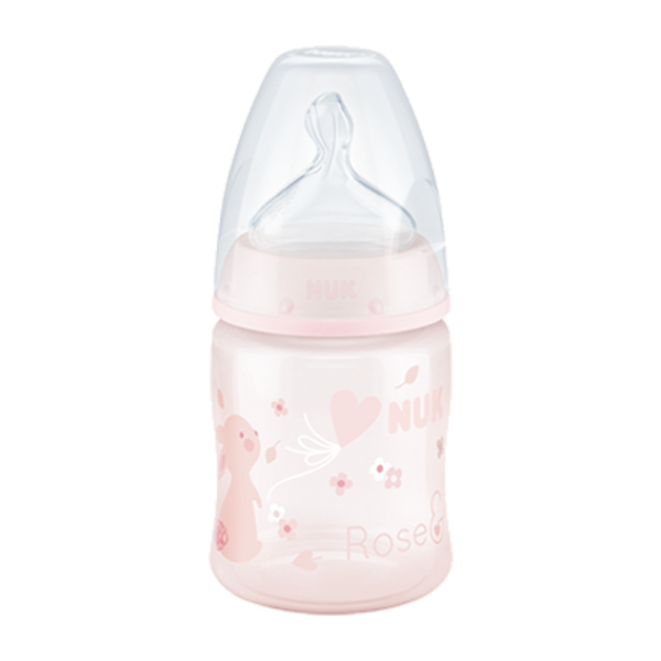 Nuk First Choice Silicone Rose Bottle 150ml