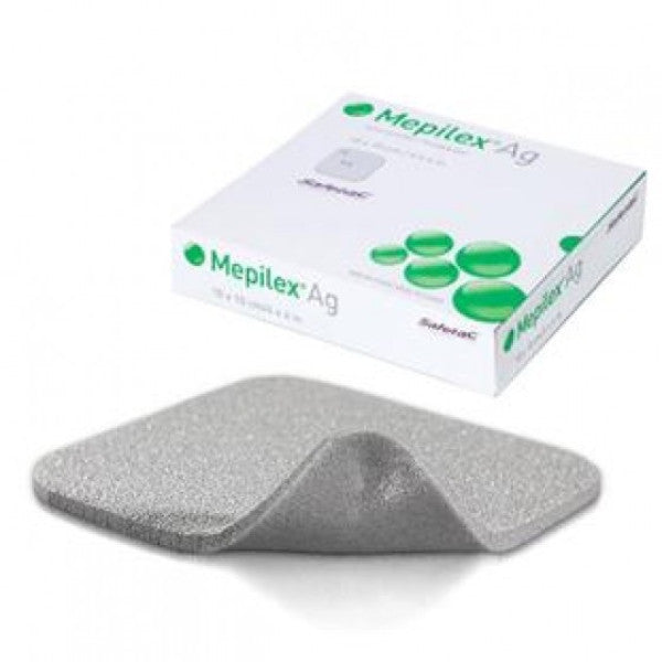 Mepilex Ag Dressing 10x10 cm x5