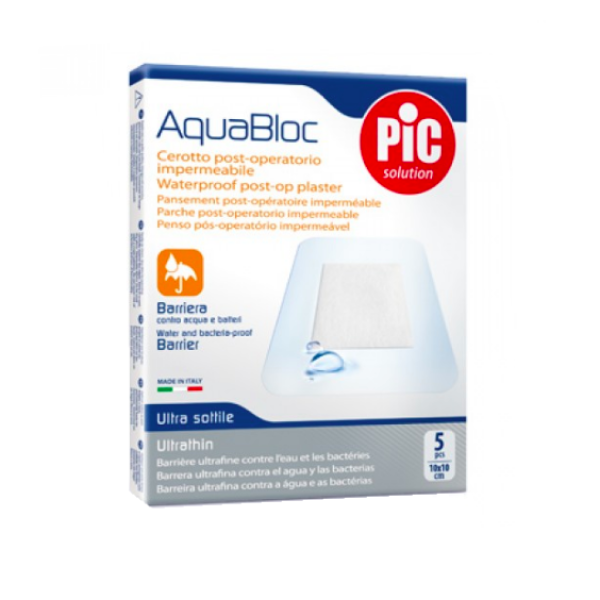 Pic Aquabloc Postoperative Dressing 10x10 x5