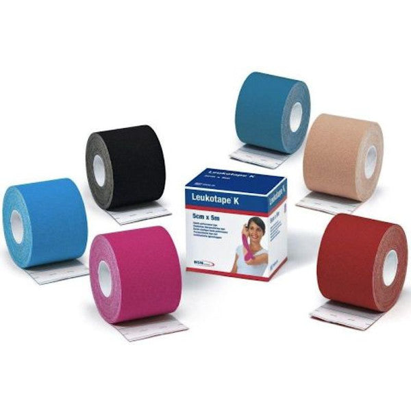 Leukotape K Adhesive Elastic Bandage 5 x5cm Blue