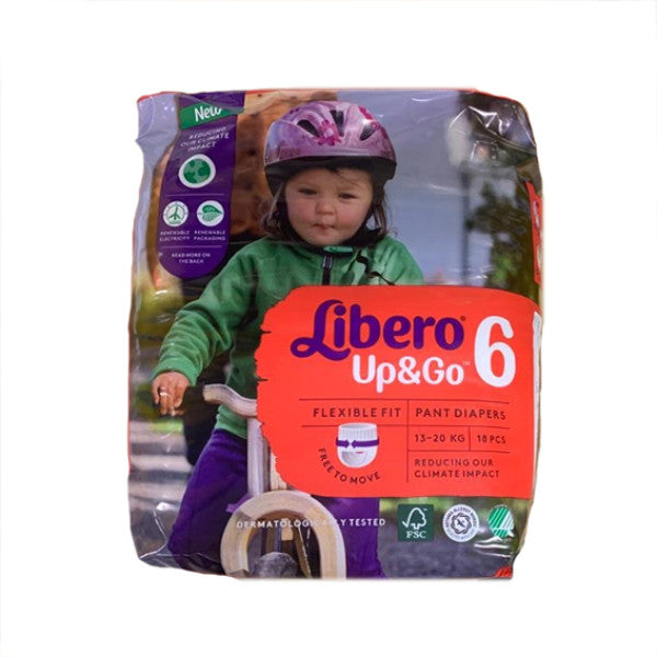 Libero Up & Go Diapers 6 (13-20 Kg) x18