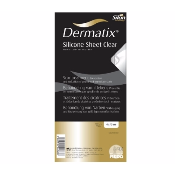 Dermatix Transparent Silicone Dressing 13x13cm