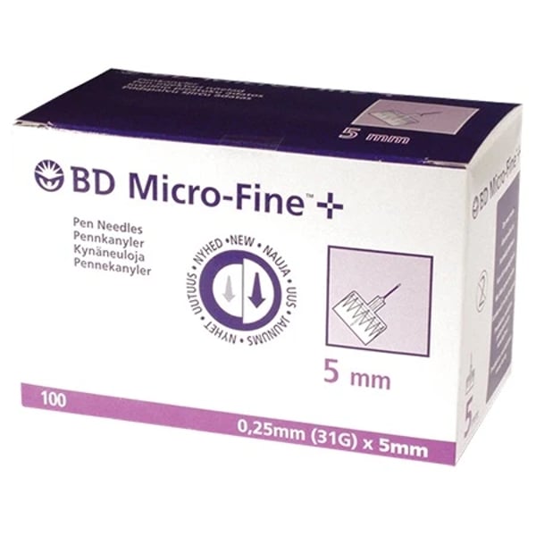 BD Micro Fine Needles 5mm Universal