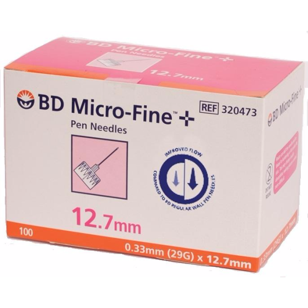 Bd Micro Fine+ Pl Ag Pen 12.7mm Universal