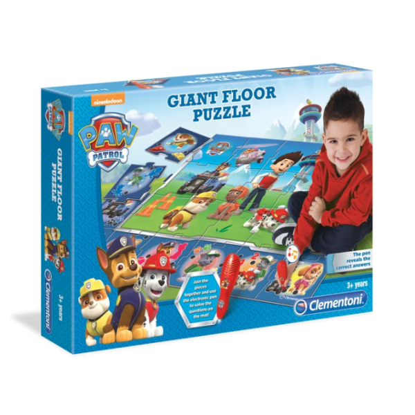 Clementoni 61970 Puzzle Mat + Paw Patrol Interactive Game