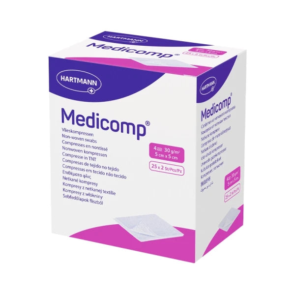 Medicom Sterile Compresses 5 x5cmx25 x2