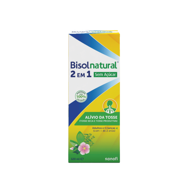 Bisolnatural 2 in 1 Sugar Free Syrup 120ml