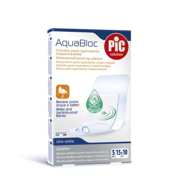 Pic Solution Aquabloc Post-Operative Dressings 10cm x15 x5