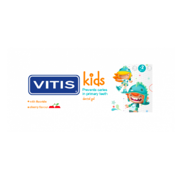 Vitis Kids Cherry Toothpaste Gel 50ml