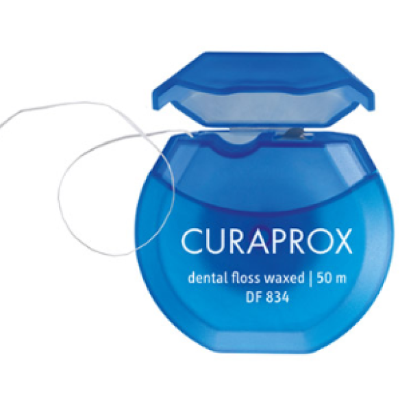 Curaprox Waxed Dental Floss Df834 50m