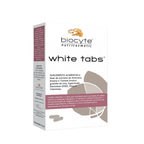 Biocyte White Tabs X40 Capsules