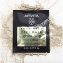 Apivita Express Beauty Deep Cleansing Mask Green Clay 8ml