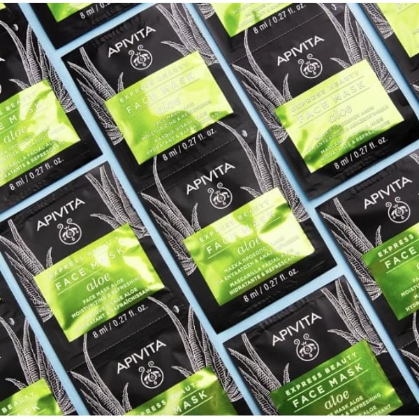 Apivita Express Beauty Moisturizing & Refreshing Aloe Mask 8ml
