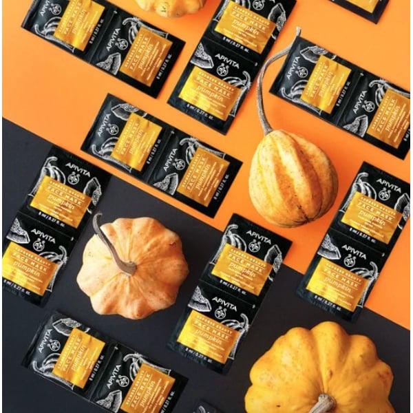 Apivita Express Beauty Pumpkin Detox Mask 8ml X2