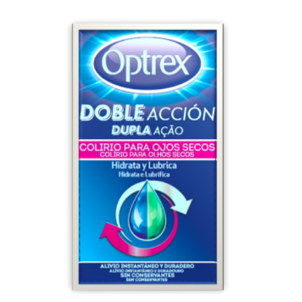 Optrex Double Action Eye Drops for Dry Eyes 10ml