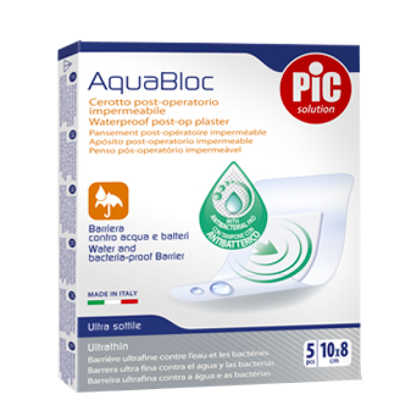 Pic Solution Aquabloc Post-Operative Dressings 10cm x8 x5