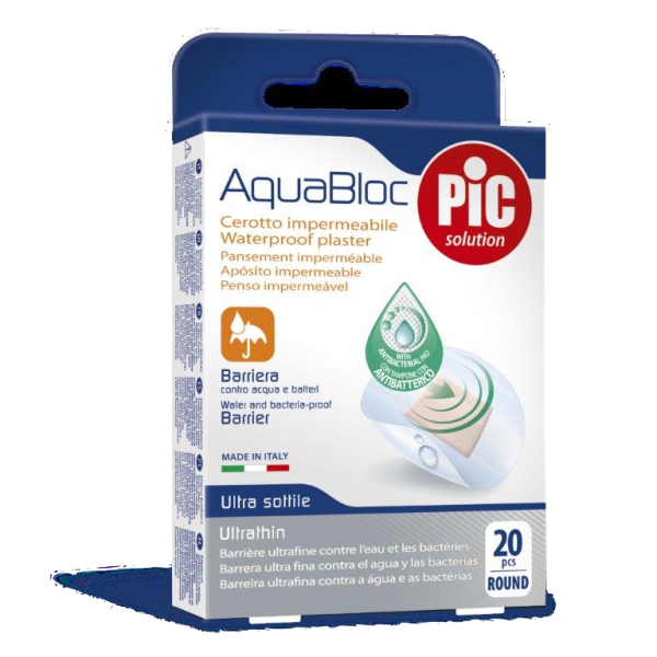 Pic Solution Round Aquabloc Dressings x20