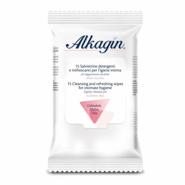 Alkagin Intimate Hygiene Wipes x15
