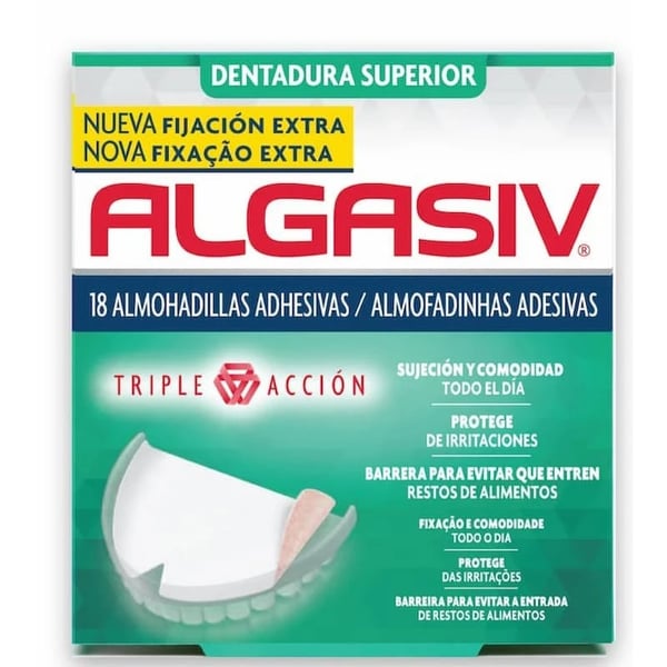 Algasiv Superior Dental Prosthesis Adhesive Pad 18 + 12 Units