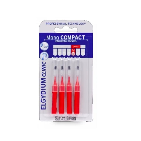 Elgydium Clinic Mono Compact (ISO 4) Interdental Brush X4