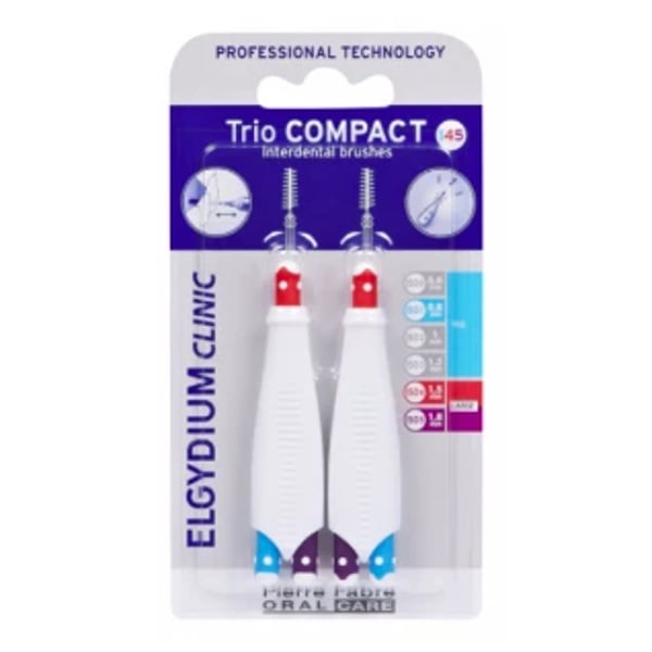 Elgydium Clinic Trio Compact (ISO 1/4/5) Brushes X2