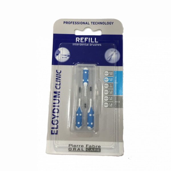 Elgydium Clinic Brushes Refills Blue 3