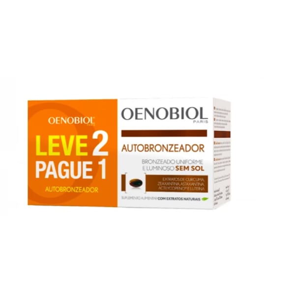 Oenobiol Self-Tanning Lotion with 2nd Unit Offer 30x2