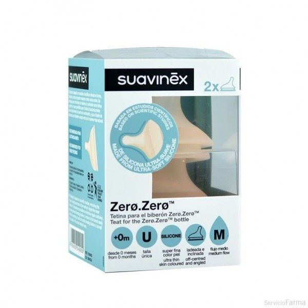 Suavinex Zero.Zero Silicone Teat Colic M X2