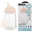 Suavinex Zero.Zero Silicone Teat Baby Bottle for Colic, Size M, 270ml