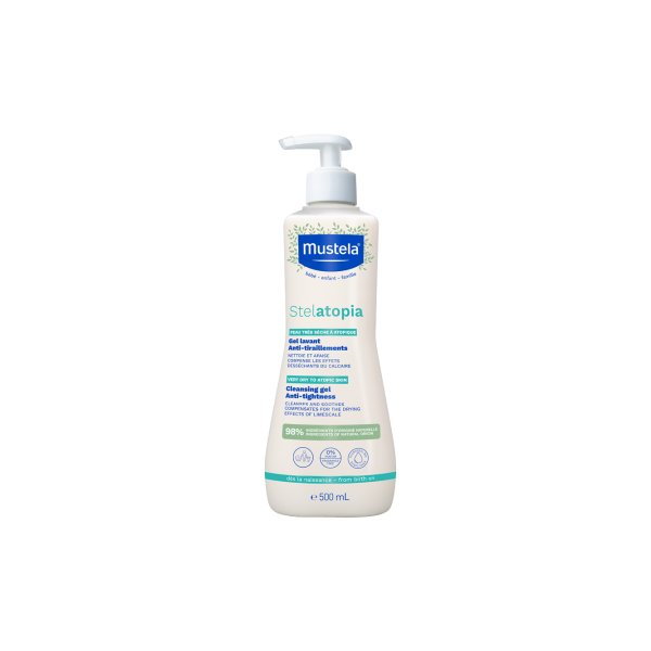 Mustela Bebé Stelatopia Cleansing Gel Without Perfume 500ml