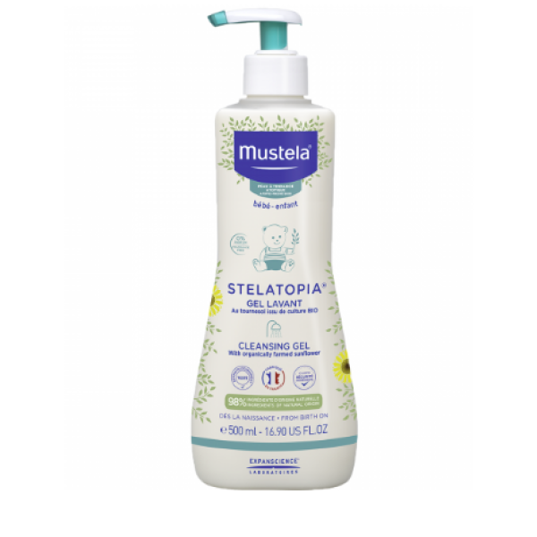 Mustela Baby Stelatopia Cleansing Gel 500ml