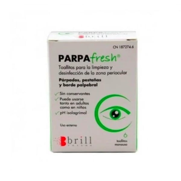PARPAfresh Periocular Cleaning Wipes X6