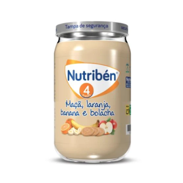 Nutribén Jar 4M Apple Orange Banana and Biscuit 235G