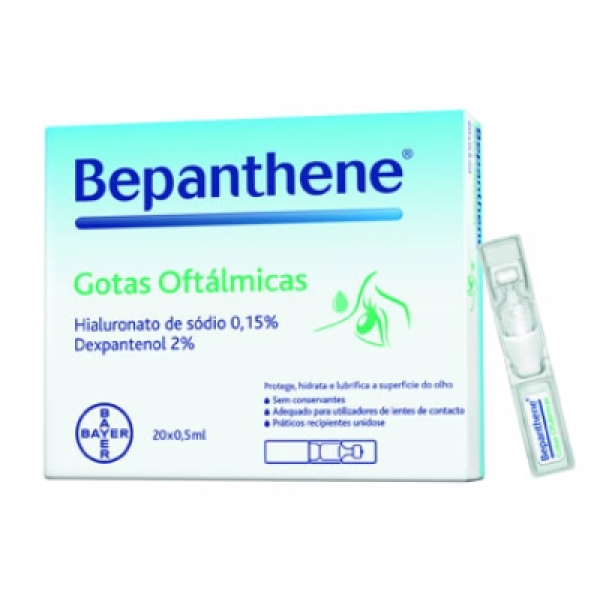 Bepanthene Ophthalmic Drops 0.5ml X20